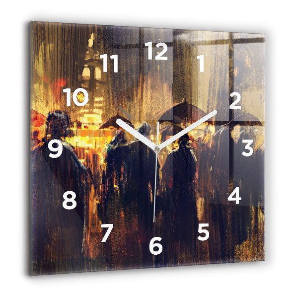 Reloj de pared cuadrado Impresionismo en el arte Mercado