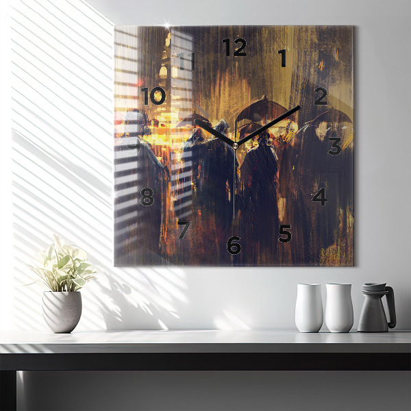 Reloj de pared cuadrado Impresionismo en el arte Mercado