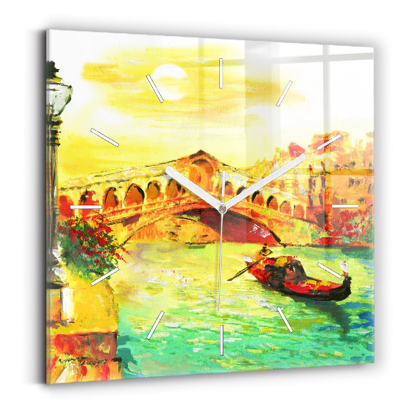 Reloj cuadrado Puente de Rialto de Venecia