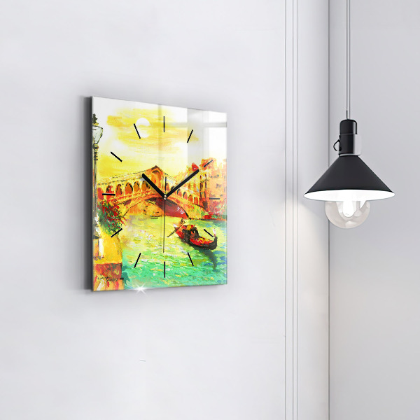 Reloj cuadrado Puente de Rialto de Venecia