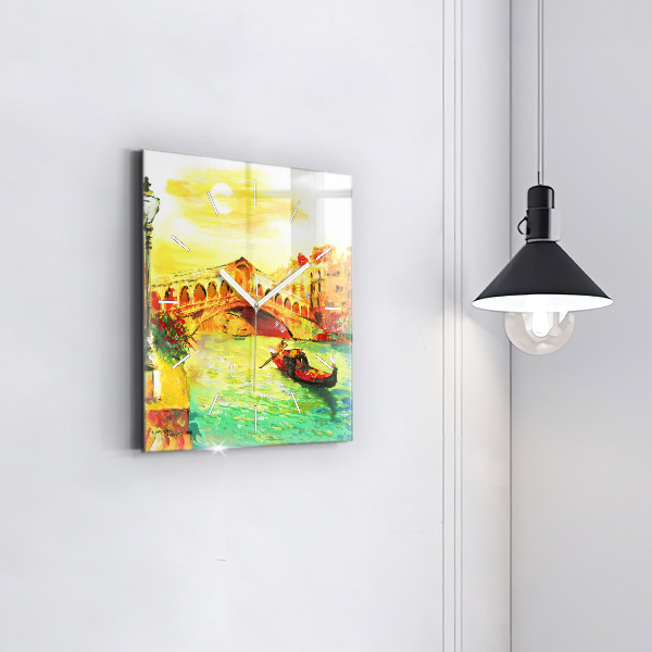 Reloj cuadrado Puente de Rialto de Venecia