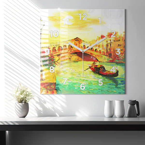 Reloj cuadrado Puente de Rialto de Venecia