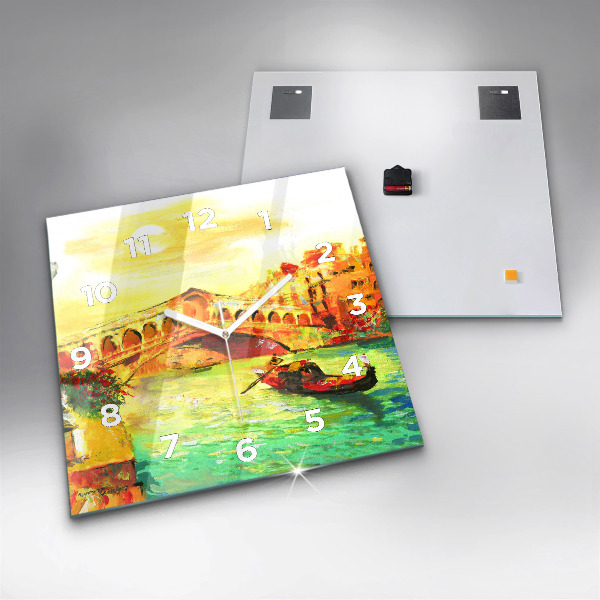 Reloj cuadrado Puente de Rialto de Venecia