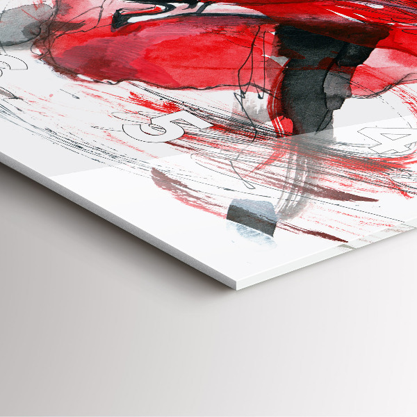 Reloj de pared cuadrado Pareja bailando