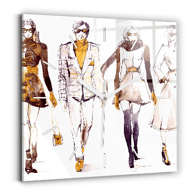 Reloj de pared cuadrado Mujer y hombre