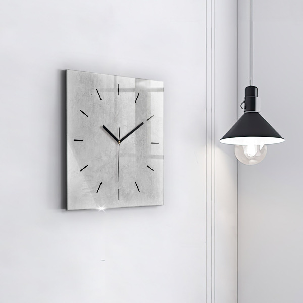 Reloj de pared cuadrado Muro de piedra