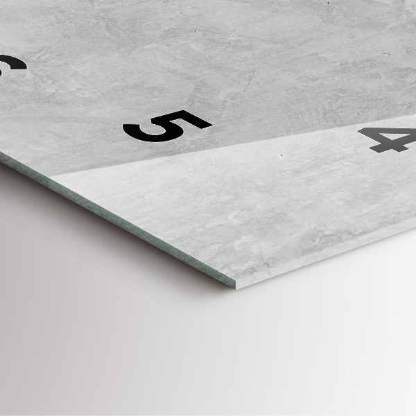 Reloj de pared cuadrado Muro de piedra