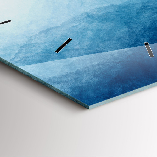 Reloj de pared cuadrado Agua abstracta