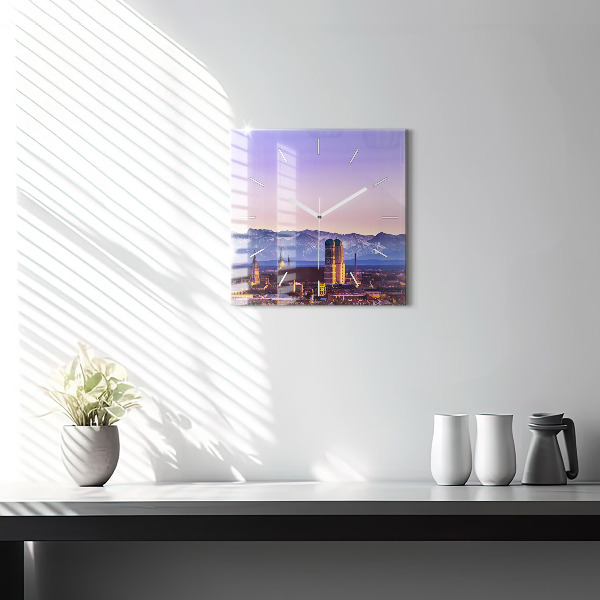 Reloj cuadrado Alpes Alemanes Munich