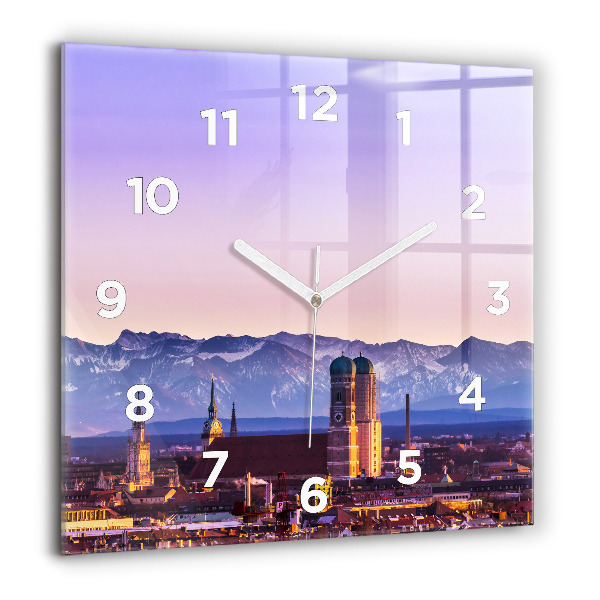 Reloj cuadrado Alpes Alemanes Munich