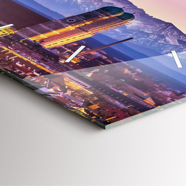 Reloj cuadrado Alpes Alemanes Munich