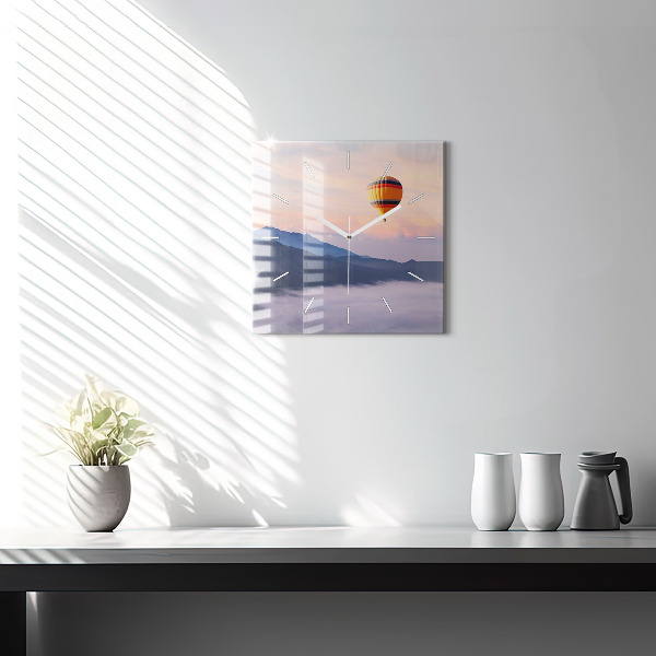 Reloj de pared cuadrado Hermoso paisaje