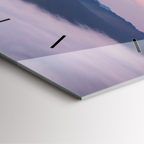 Reloj de pared cuadrado Hermoso paisaje