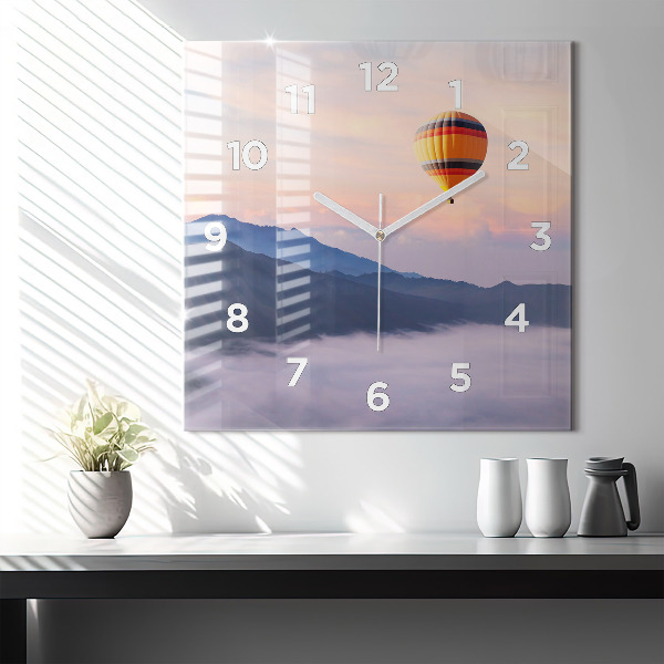 Reloj de pared cuadrado Hermoso paisaje