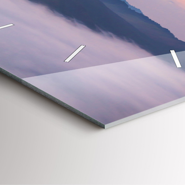 Reloj de pared cuadrado Hermoso paisaje