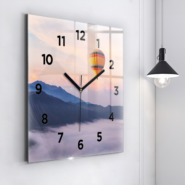 Reloj de pared cuadrado Hermoso paisaje