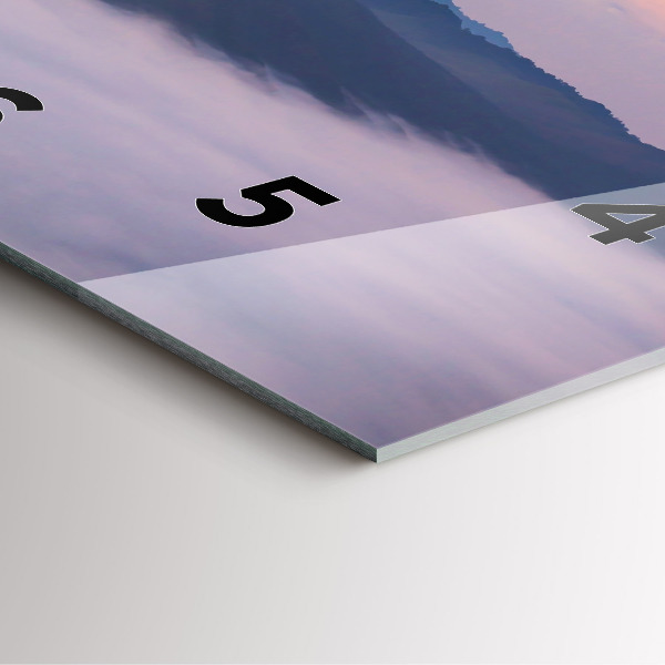 Reloj de pared cuadrado Hermoso paisaje