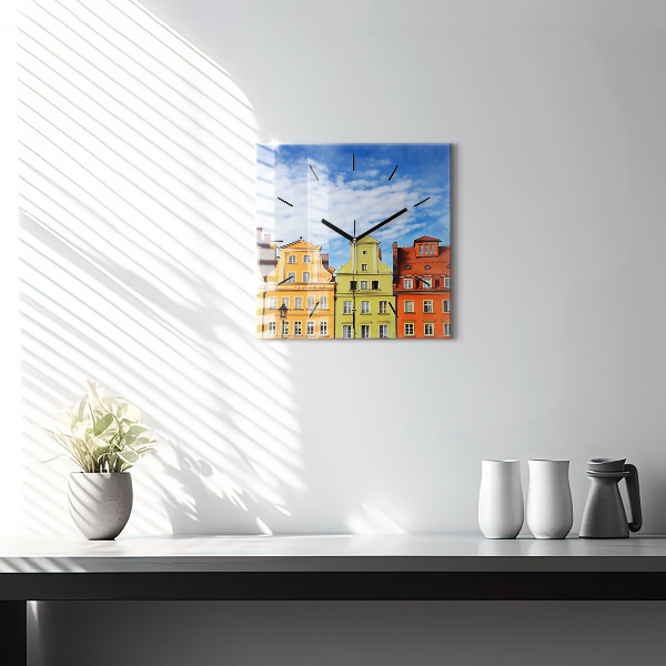 Reloj de pared cuadrado Wroclaw - Casco antiguo