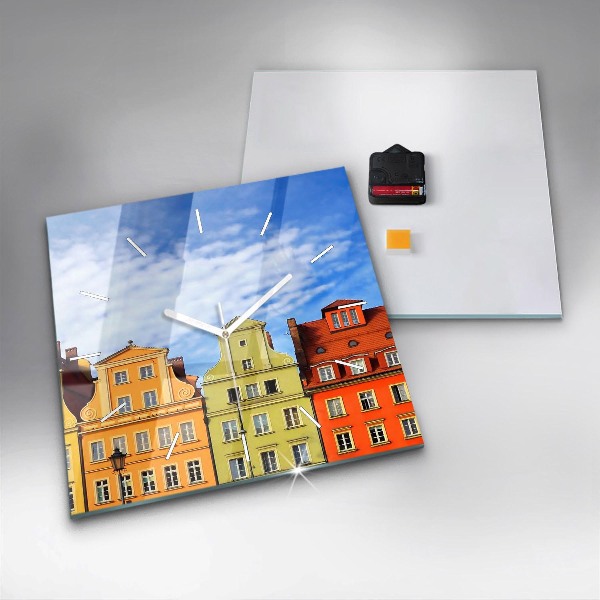 Reloj de pared cuadrado Wroclaw - Casco antiguo