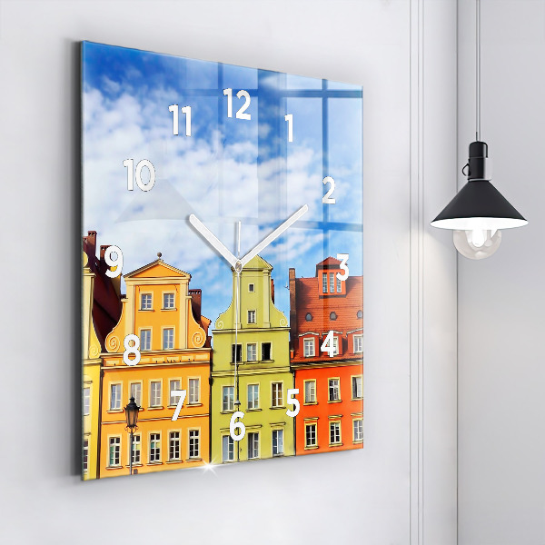 Reloj de pared cuadrado Wroclaw - Casco antiguo