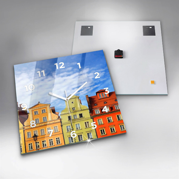 Reloj de pared cuadrado Wroclaw - Casco antiguo