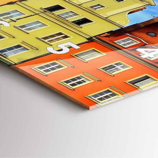 Reloj de pared cuadrado Wroclaw - Casco antiguo