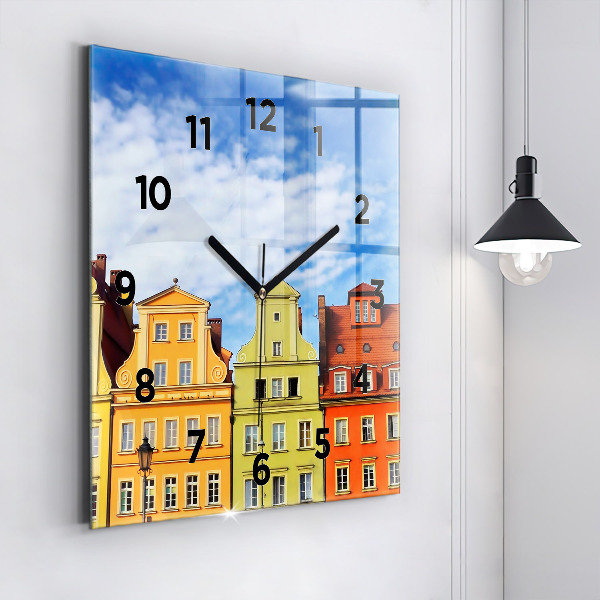Reloj de pared cuadrado Wroclaw - Casco antiguo