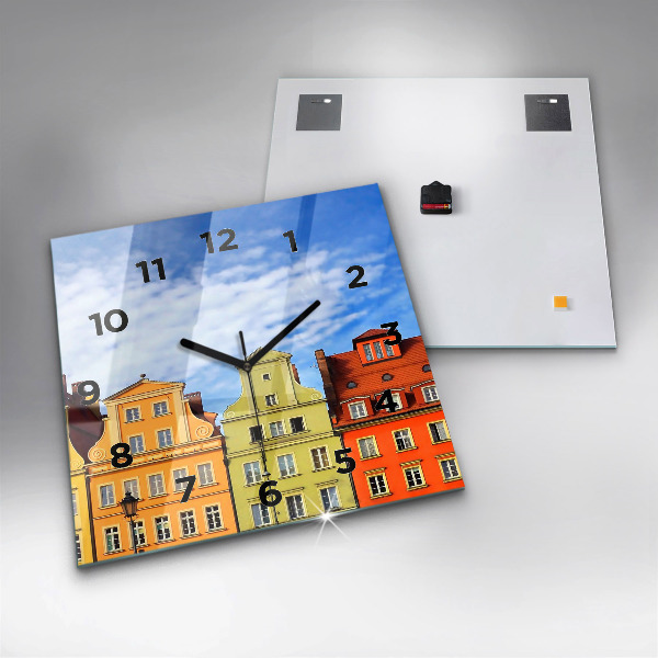 Reloj de pared cuadrado Wroclaw - Casco antiguo