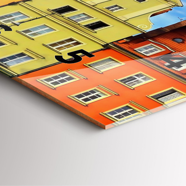 Reloj de pared cuadrado Wroclaw - Casco antiguo