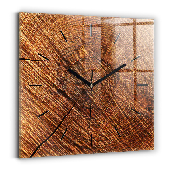 Reloj de pared cuadrado Madera decorativa