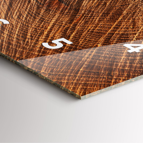 Reloj de pared cuadrado Madera decorativa