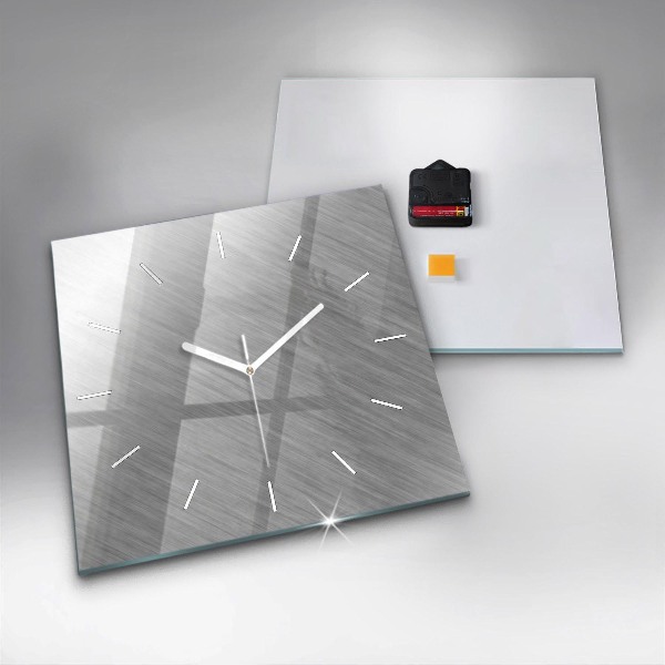 Reloj cuadrado Pared de metal
