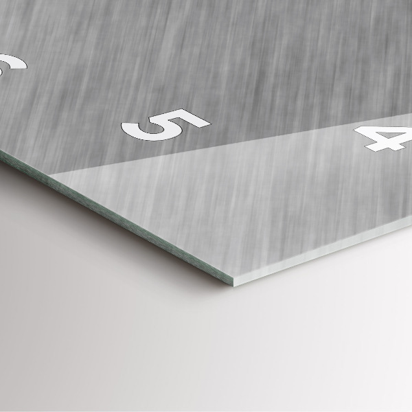 Reloj cuadrado Pared de metal