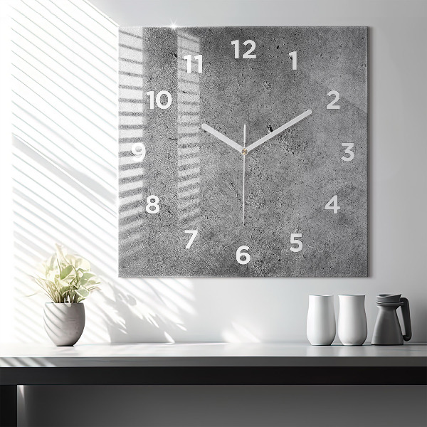 Reloj de pared cuadrado Muro industrial