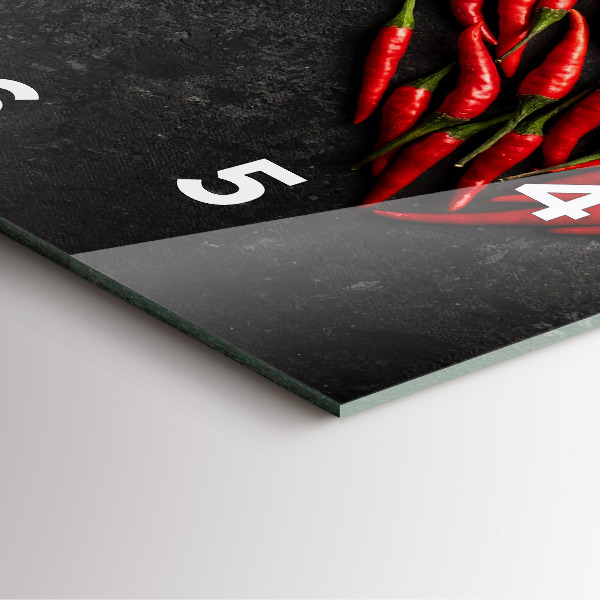 Reloj de pared cuadrado Corazón de menta