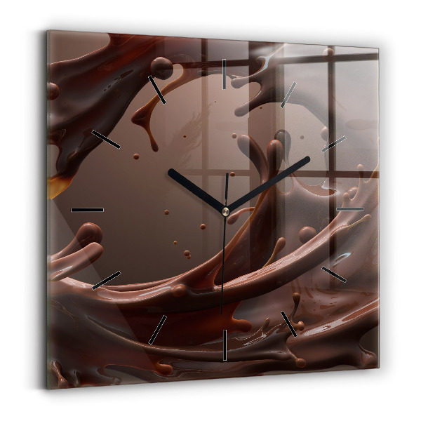 Reloj cuadrado Cacao