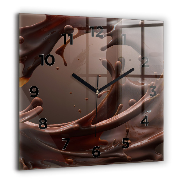 Reloj cuadrado Cacao