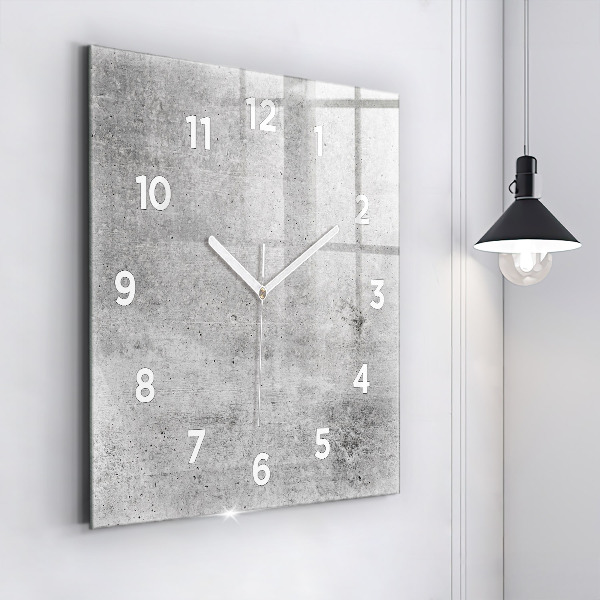 Reloj de pared cuadrado Pared en bruto