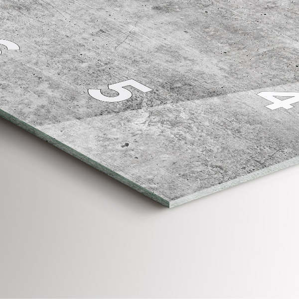 Reloj de pared cuadrado Pared en bruto