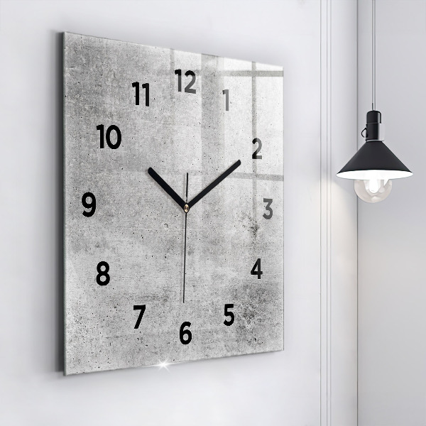 Reloj de pared cuadrado Pared en bruto