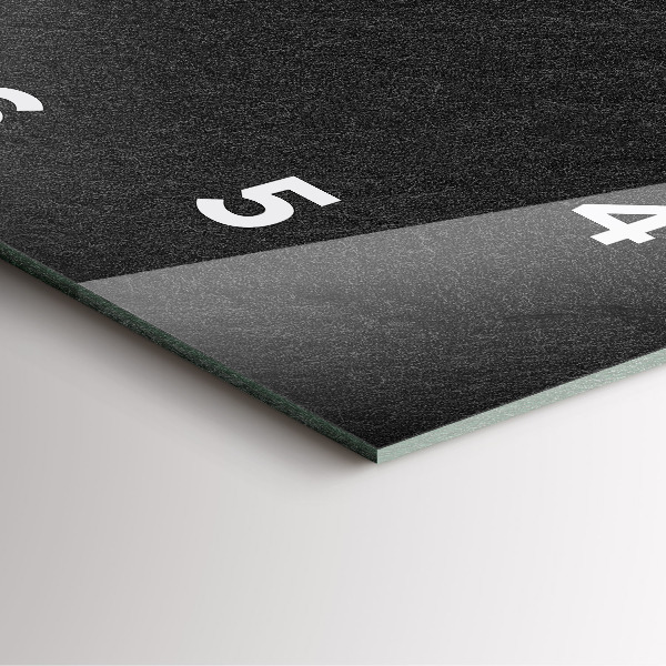 Reloj cuadrado Roca oscura