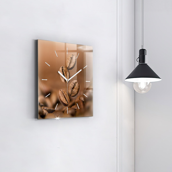 Reloj de pared cuadrado Colores abstractos