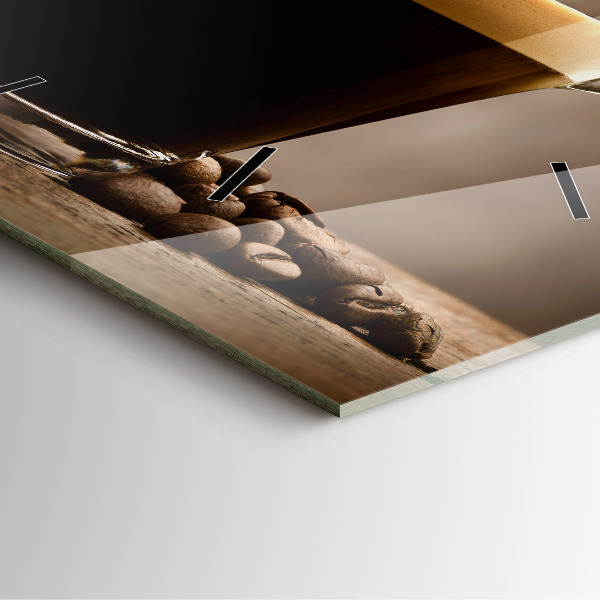 Reloj cuadrado Taza de café