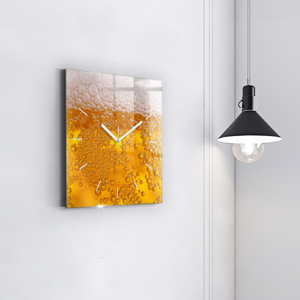 Reloj cuadrado Cerveza