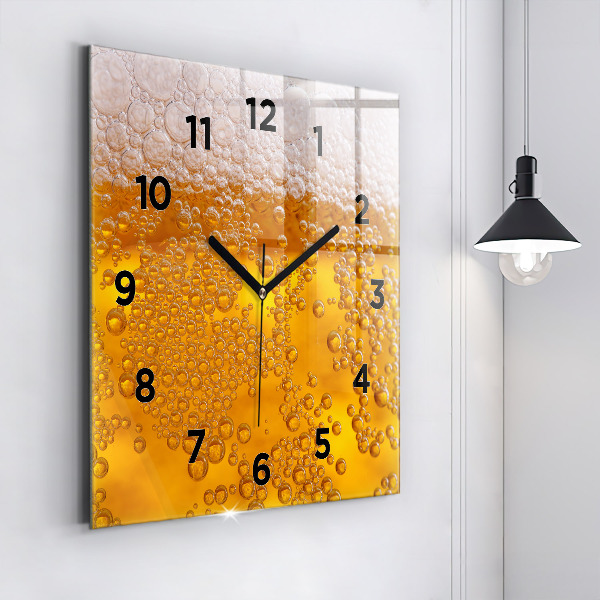 Reloj cuadrado Cerveza