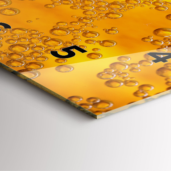 Reloj cuadrado Cerveza