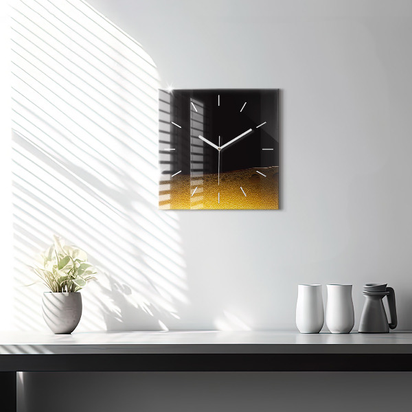 Reloj de pared cuadrado Zumo de naranja