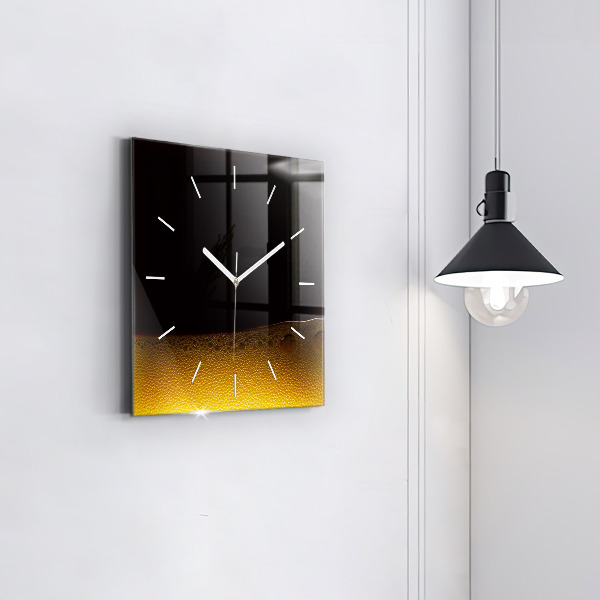 Reloj de pared cuadrado Zumo de naranja