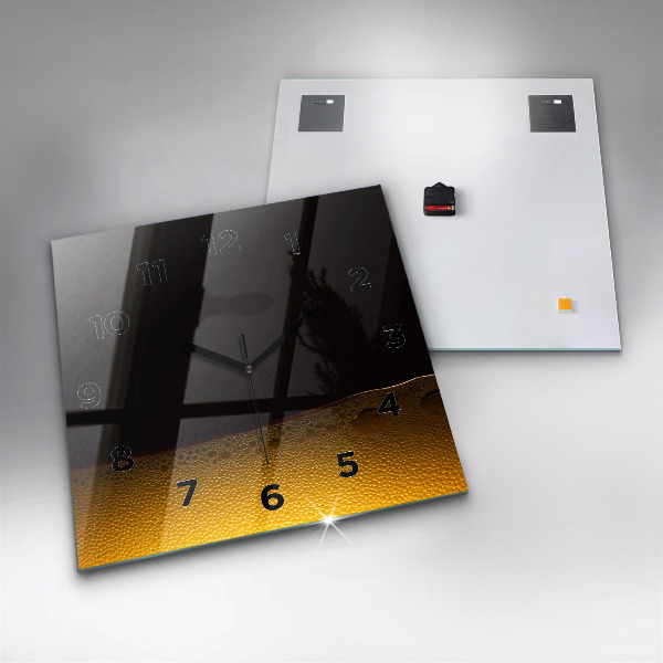 Reloj de pared cuadrado Zumo de naranja