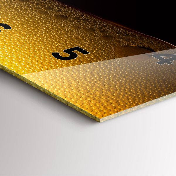 Reloj de pared cuadrado Zumo de naranja